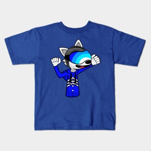 Brook with Super Sky Helmet Kids T-Shirt